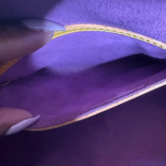 SOLD LV Alma Yellow Epi Leather Handbag - Picture 14 of 17